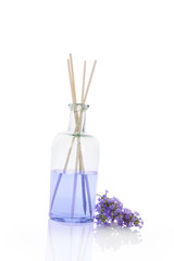 Obraz na płótnie Canvas Aromatherapy lavender home perfume.