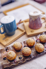 cappuccino and muffin