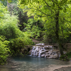 Obraz premium waterfall in the mountain