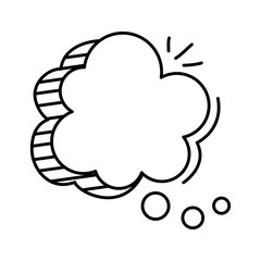 speech bubble isolated icon vector illustration design