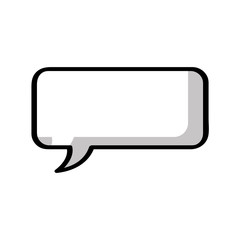 speech bubble isolated icon vector illustration design