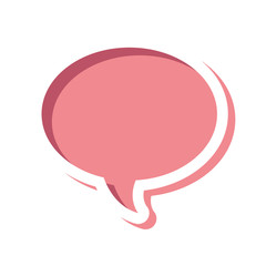 Fototapeta premium speech bubble isolated icon vector illustration design