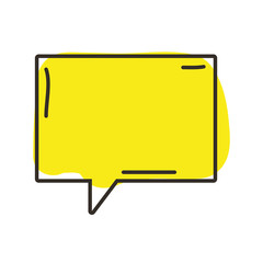 speech bubble isolated icon vector illustration design