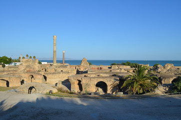 VUe thermes carthage tunisie