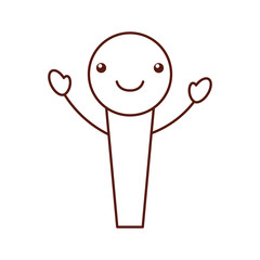 microphone audio kawaii character vector illustration design