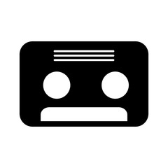 retro cassette isolated icon vector illustration design