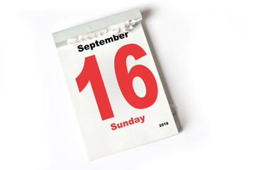 16. September 2018