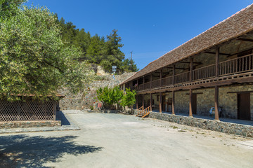 The most beautiful monastery in Cyprus - Panagia tou Araka in Lagoudera.