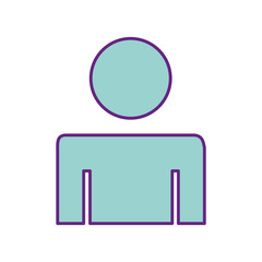 man gender silhouette isolated icon vector illustration design