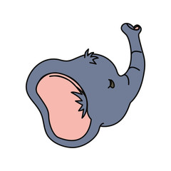 Cute elephant cartoon