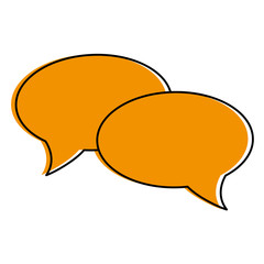 conversation bubbles icon image
