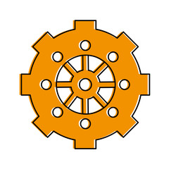 three gears icon image