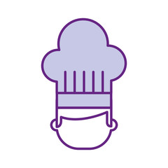 chef avatar character icon vector illustration design