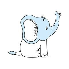 Cute elephant cartoon