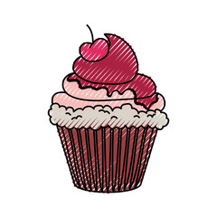 Sweet cupcake dessert