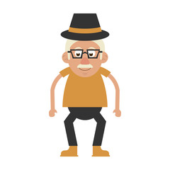 cute elderly person icon image