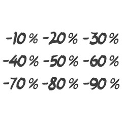 Sale % set