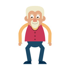 cute elderly person icon image