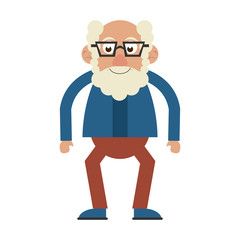 cute elderly person icon image