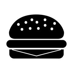 delicious burger isolated icon vector illustration design