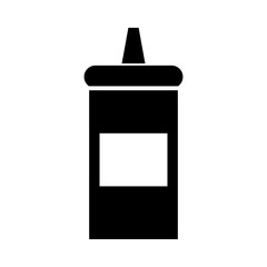sauce bottle isolated icon vector illustration design