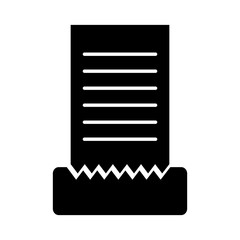 Restaurant account isolated icon vector illustration design