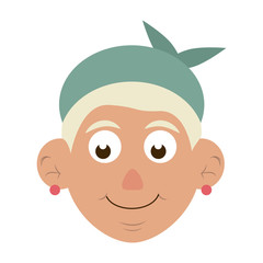 cute elderly person icon image