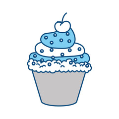 Sweet cupcake dessert