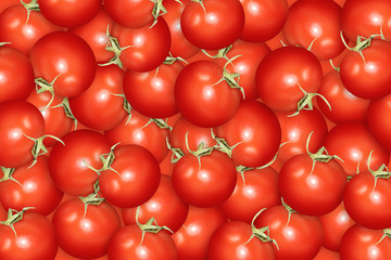 Red tomatoes background 