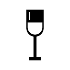 wine cup isolated icon vector illustration design