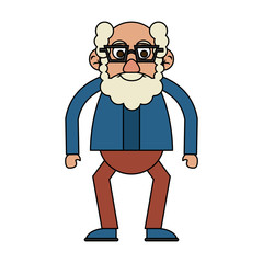 cute elderly person icon image