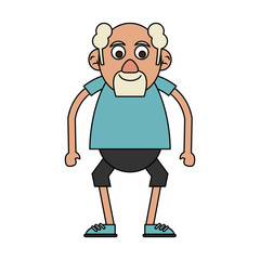 cute elderly person icon image