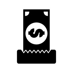 Restaurant account isolated icon vector illustration design