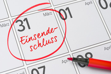 Einsendeschluss 31. März