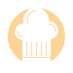 chef hat isolated icon vector illustration design