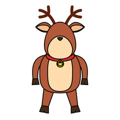 Christmas reindeer cartoon