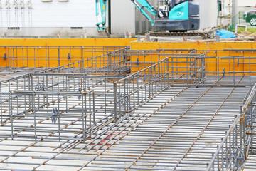 住宅基礎の鉄筋工事