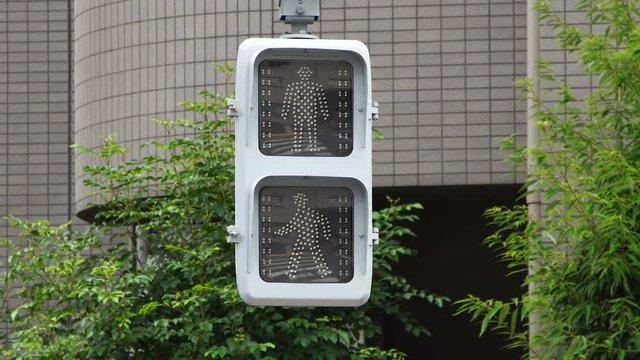 歩行者用信号機　新型　残り時間表示　高輝度LED式