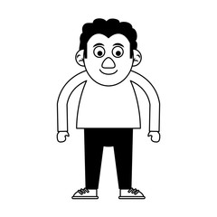 cute happy elderly man icon image