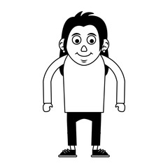 cute happy elderly woman icon image