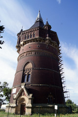 Naklejka premium Alter Wasserturm Sanierung