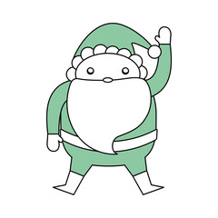 Cute santa claus cartoon