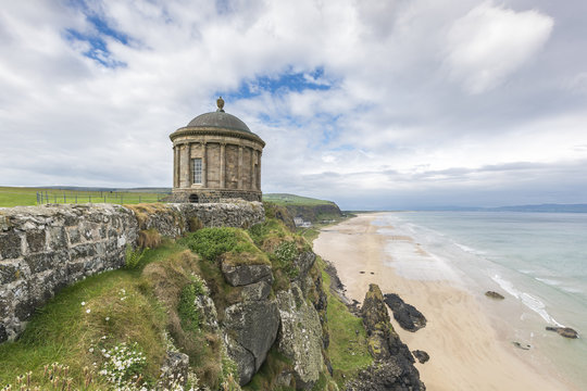 Mussenden Temple, Castlerock, County Londonderry, Ulster region, Northern Ireland