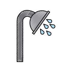 shower tap isolated icon vector illustration design