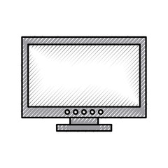 tv plasma isolated icon vector illustration design