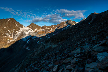 Obraz premium Sonnenaufgang in Südtirol