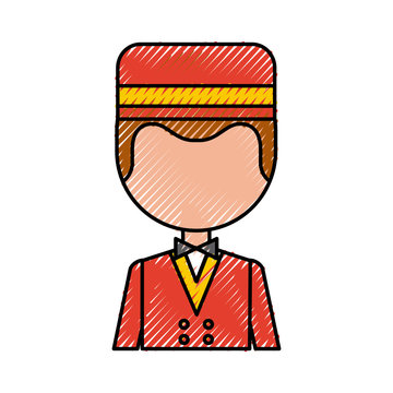 boybell avatar character icon vector illustration design