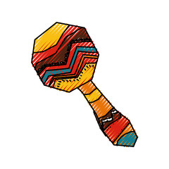 African maraca music instrument