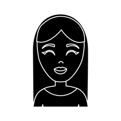 cartoon woman icon