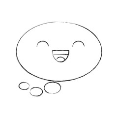 speech bubble kawaii character vector illustration design